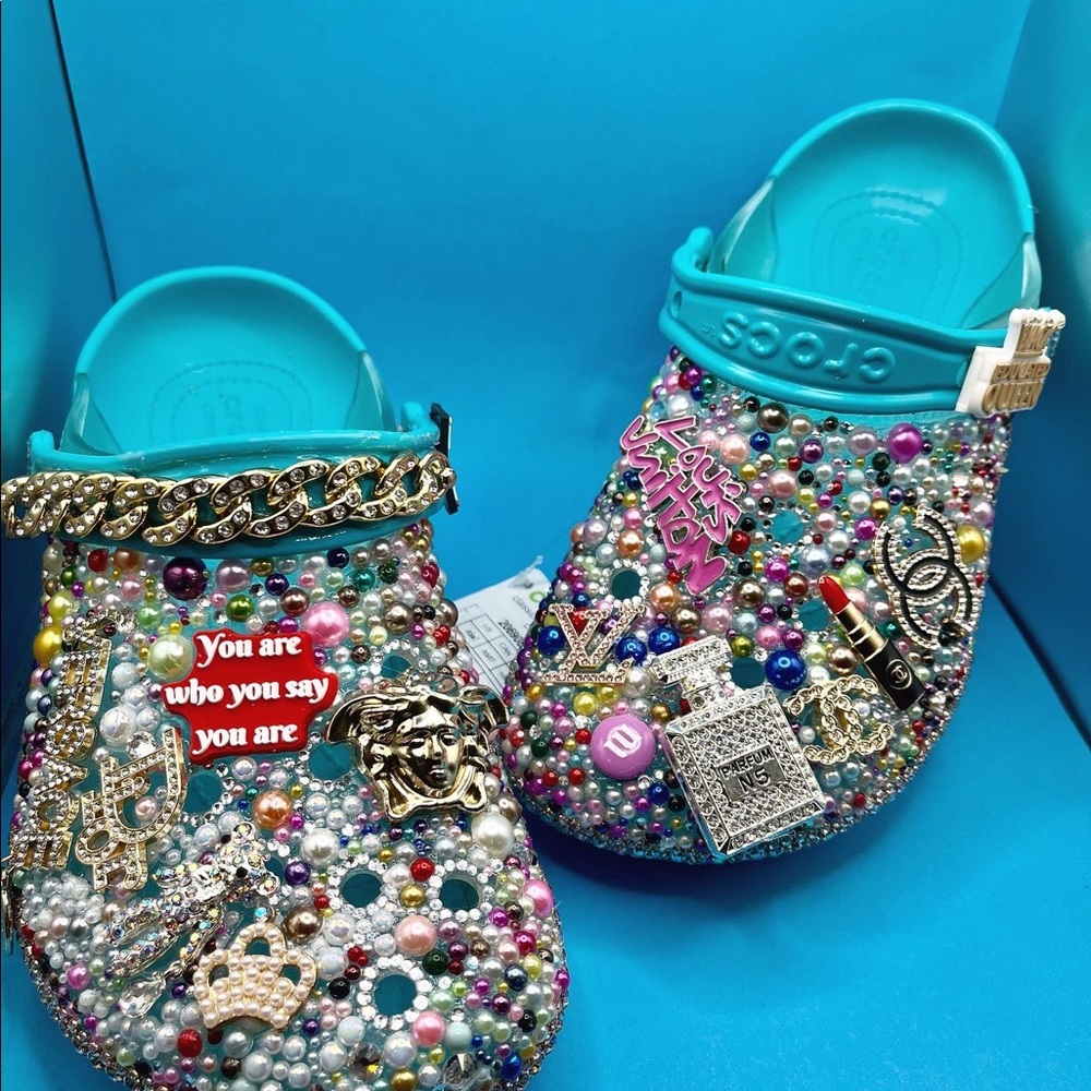 Woman’s Custom Made Crocs.For Indoor And Outdoor Wear.Water Compatible.